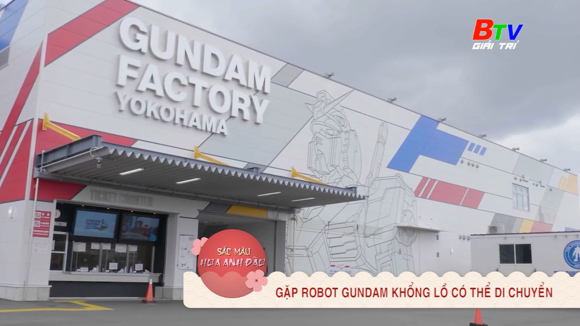 Gặp Robot Gundam khổng lồ có thể di chuyển